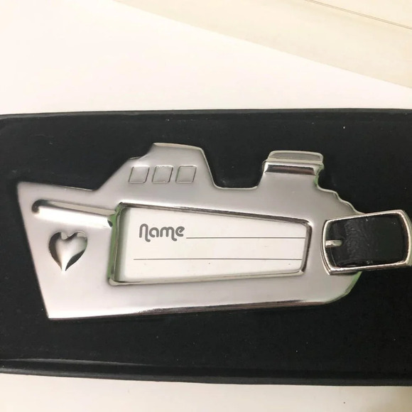 Kate Aspen Metal Luggage Name  Tag - Picture 5 of 14